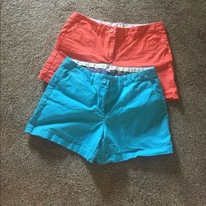 2 pairs Crown & Ivy Chino Shorts
